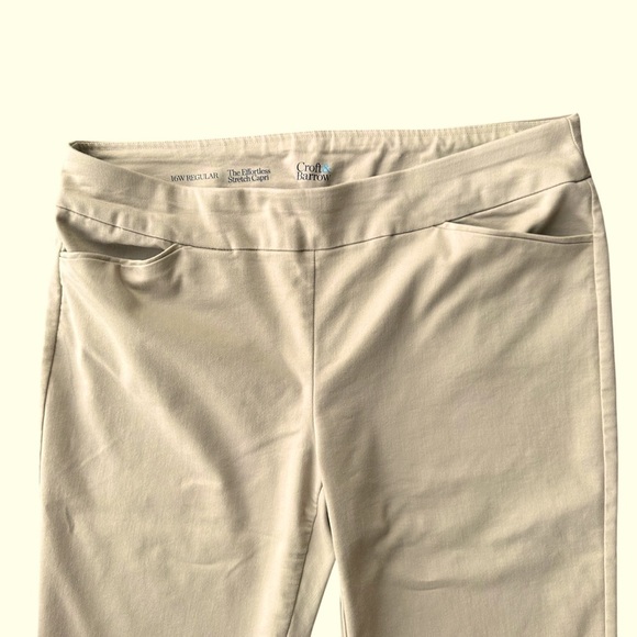 Croft & Barrow Effortless Stretch Capri Cropped Pants, 16W - Picture 5 of 9